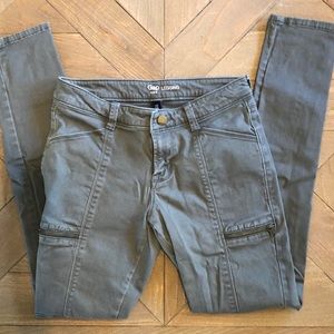 Gap Cargo Moto Olive Green Legging 0